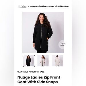 Fall/winter jacket. Nuage brand